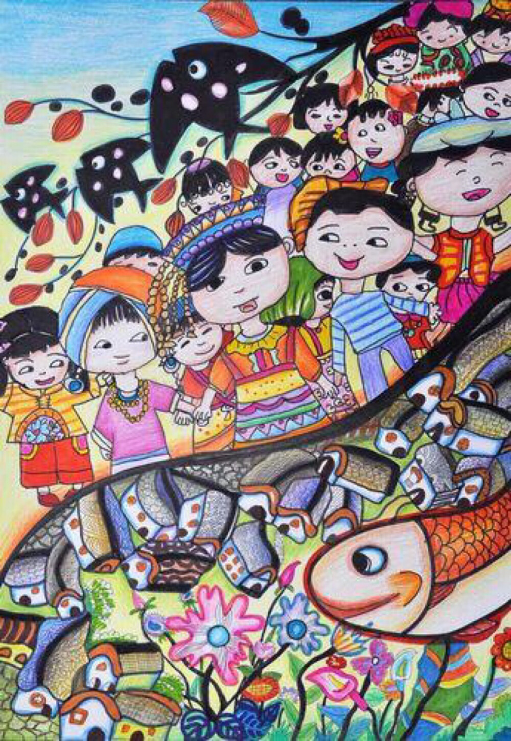 自然美景绘画主题，探寻内心平和宁静之旅
