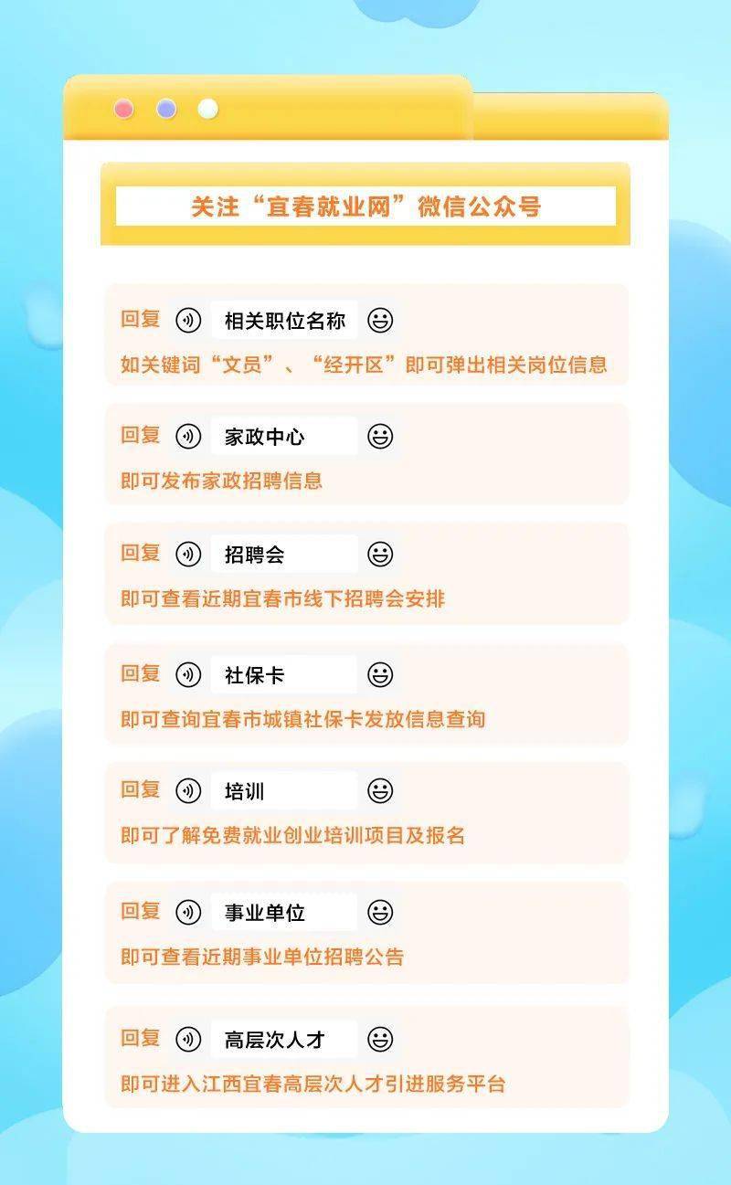 宜春最新招聘信息大汇总